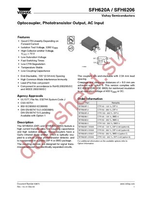 SFH6206-3 datasheet  